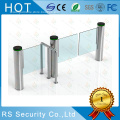 High Speed Turnstile Supermaket Glass Swing Gate